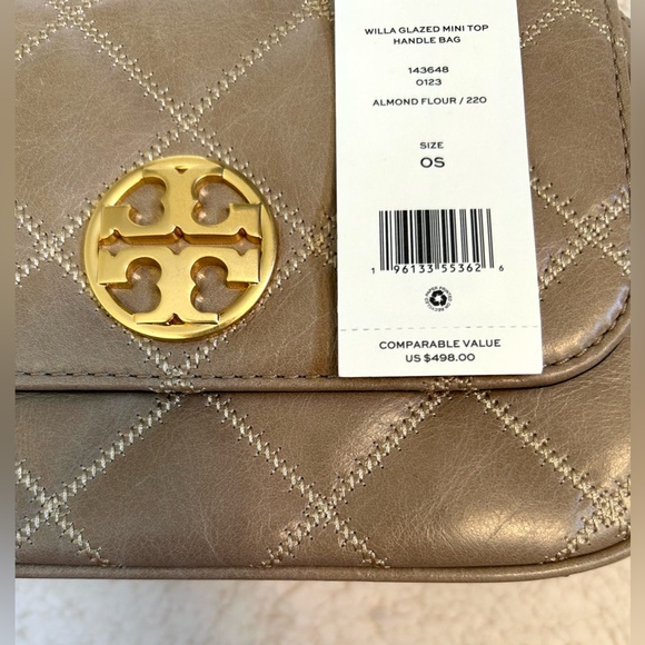 Tory Burch Willa Glazed Mini Top Handle Bag - Picture 7 of 10